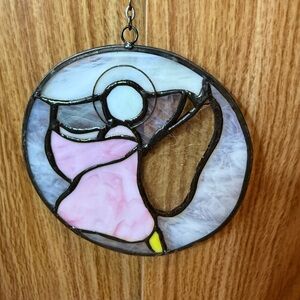 Handcrafted stained glass Angel suncatcher
